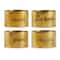 Asst Always Grateful Stamped Napkin Rings Set, 4ct.